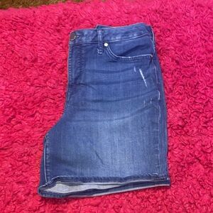 Seven7 Women's Blue Jean Shorts